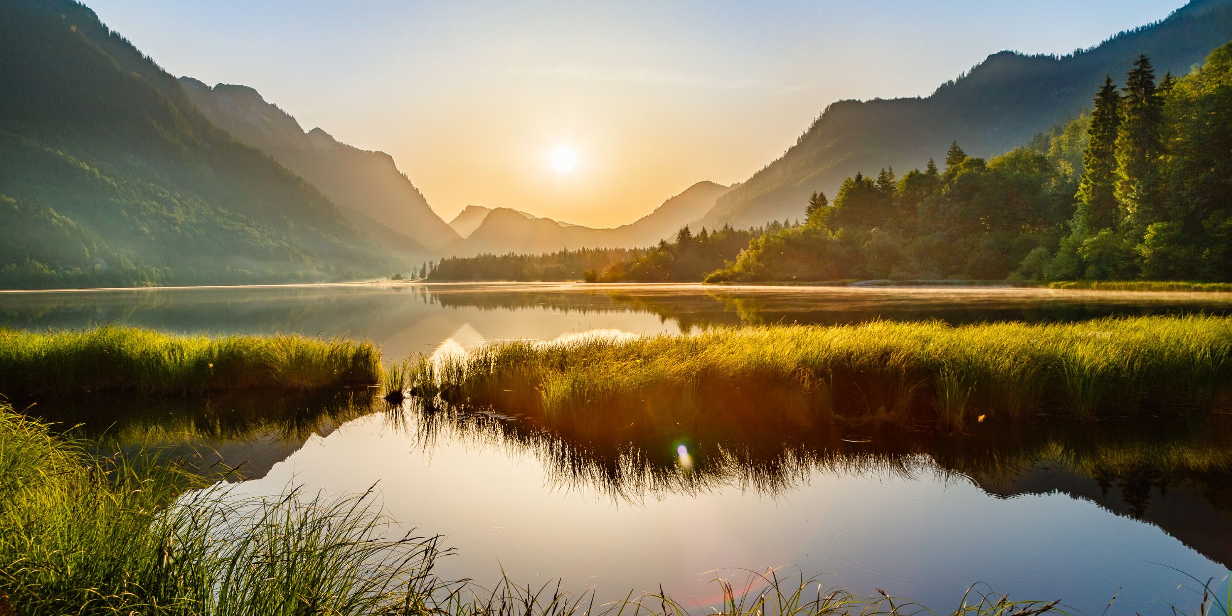 Frühsommer und Nebel im 3-Seen-Gebiet