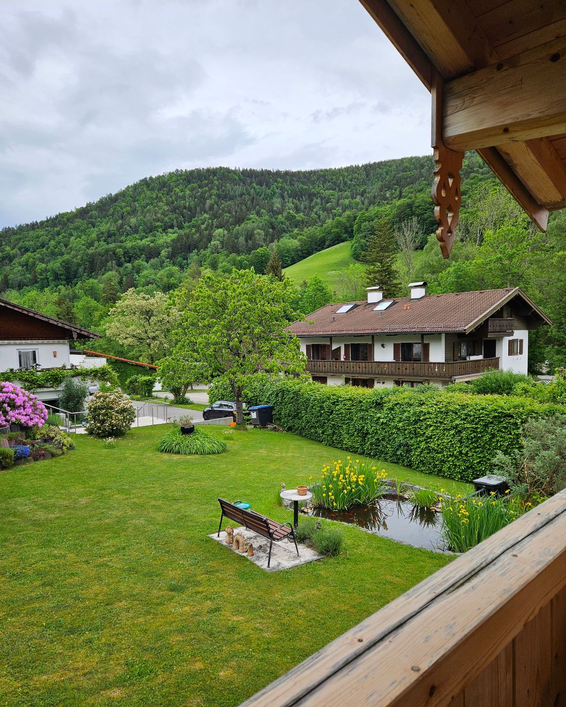 Blick vom Westbalkon
