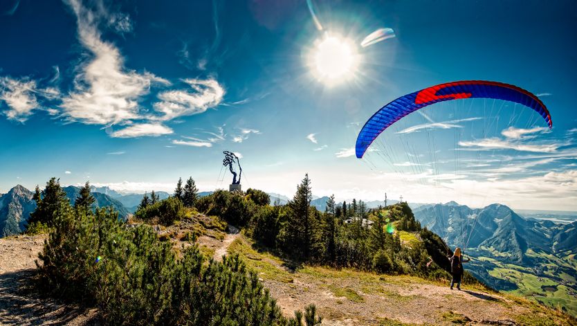 Gleitschirmfliegen in Ruhpolding