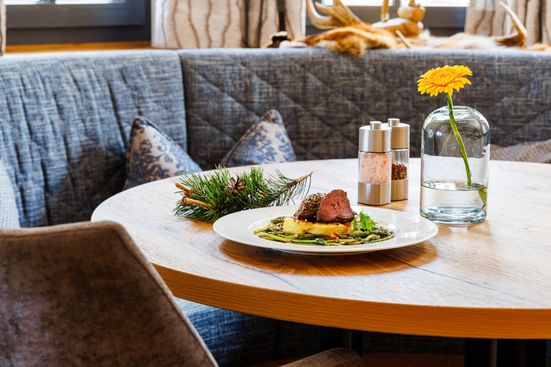 Restaurant mit Essen