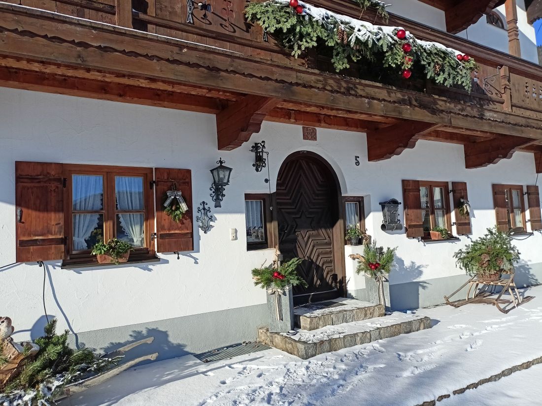 Unser Hof im Winter