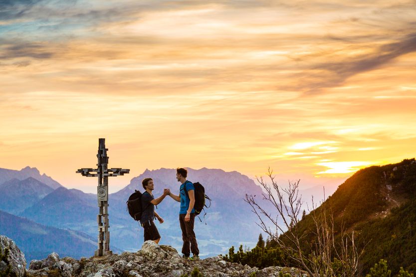 Am Hörndlwand-Gipfel