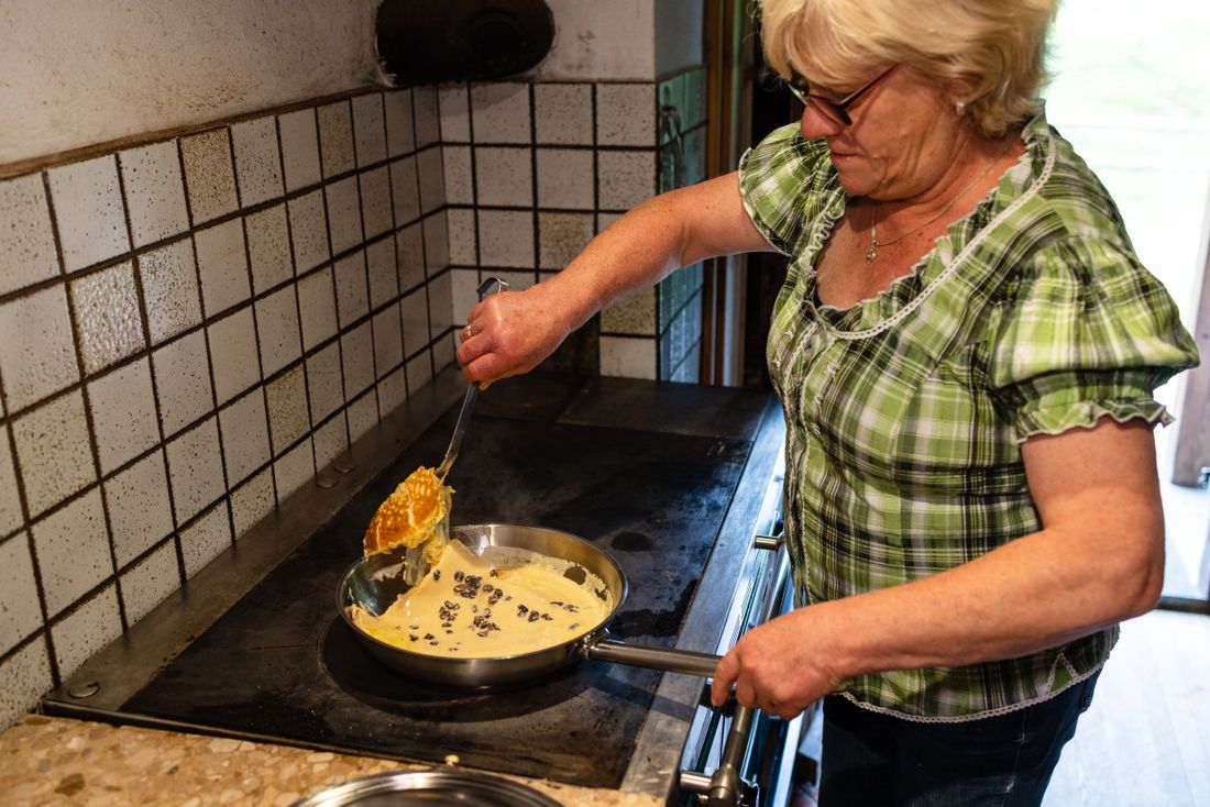 Zubereitung des Schmarrns