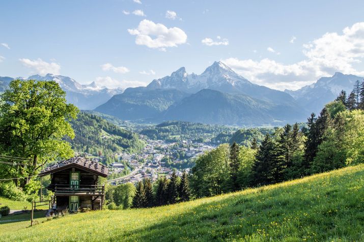 Blick auf Watzmann