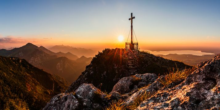 Sonnenuntergang am Hochfelln