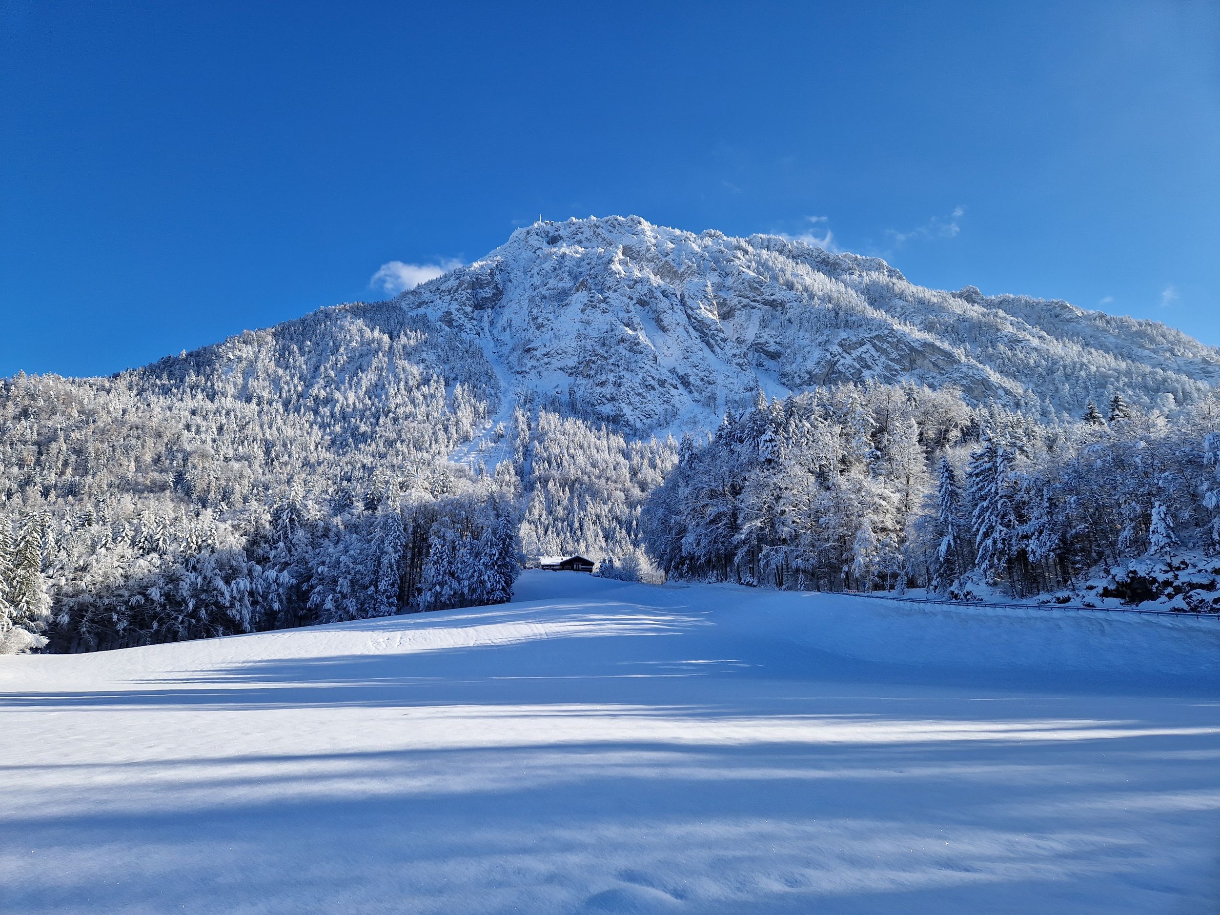 Bergkulisse im Winter