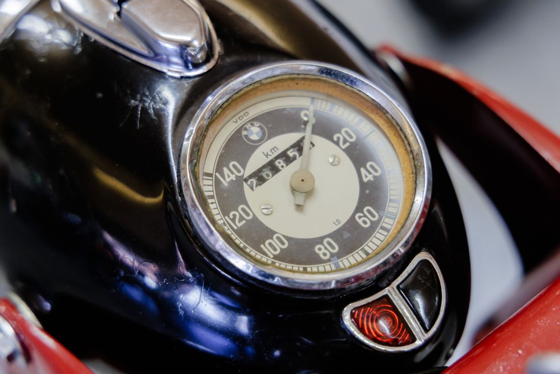 Tacho eines Motorrads