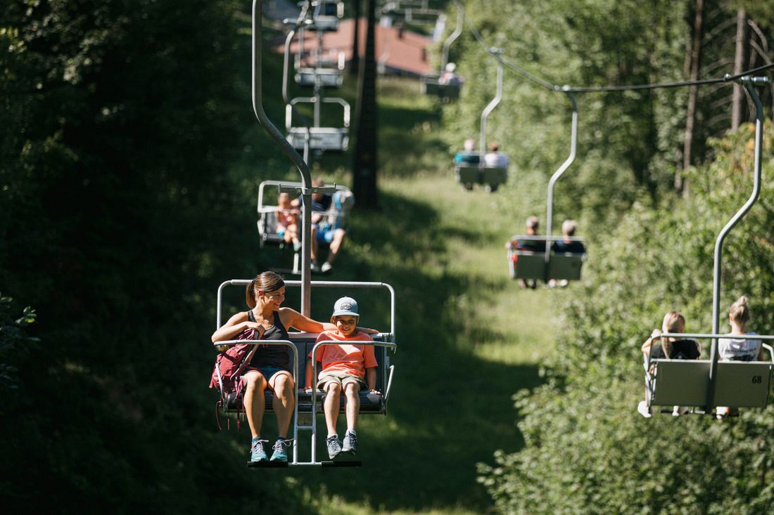 Entspannt zum Gipfel: Der Unternberg Sessellift