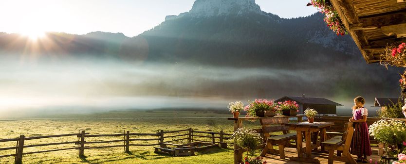 Blick von der Langerbaueralm Ruhpolding