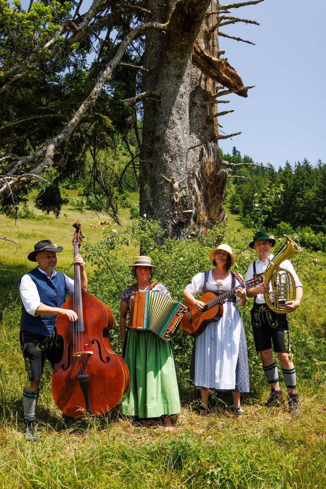 Musikanten auf der Kaitl Alm
