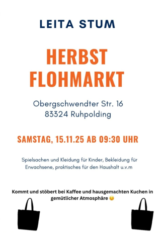 Herbst Flohmarkt